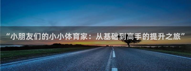 必发官网下载娱乐:“小朋友们的小小体育家:从基础到高手的提升